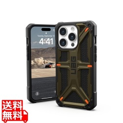 iPhone 15 Pro 2023対応耐衝撃ケース MONARCH ケブラーエレメントグリーン 【日本正規代理店品】  写真1