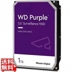 WD Purpleシリーズ 3.5インチ内蔵HDD SATA6.0Gb/s 64MB 3年保証 1TB WD11PURZ 写真1