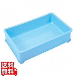 EBM PPカラー番重 B型 小 ブルー(サンコー製) 写真1