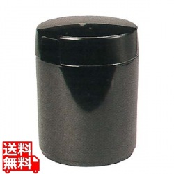 ガリ入れ トング付 黒 ユリヤメラミン 写真1