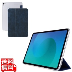 11インチiPad Pro(M4) フラップケース 薄型軽量 背面クリア 2アングル 写真1