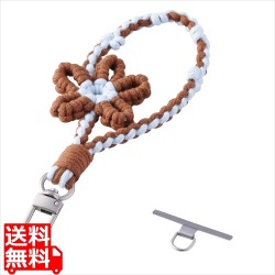 ハンドストラップ編み物/花 写真1