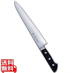 堺菊守日本鋼(口金付)筋引 24cm 業務用 写真1