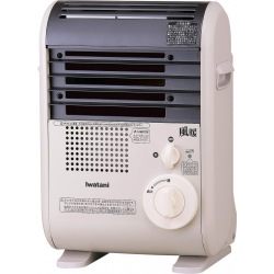 カセットガスファンヒーター 風暖(KAZEDAN) コードレスファンヒーター 暖房機 ウォームホワイト 写真1