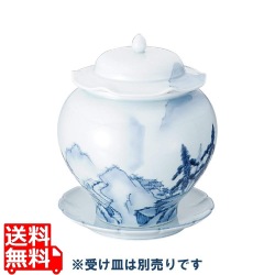 青磁山水仏跳壇 大 写真1