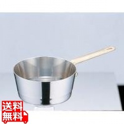 UK 18-8 プチテーパー深型片手鍋 蓋無 10cm 写真1