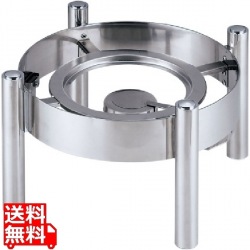 KINGO 丸チェーフィング 小用 スタッキングスタンドC70 業務用 写真1