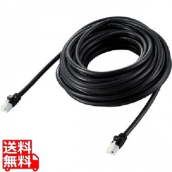 LD-GPAT/BK100 LANケーブル/CAT6A/爪折れ防止/10m/ブラック 写真1
