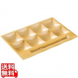 「和」テイスト ビュッフェプレート 白木(刷毛目) 写真1