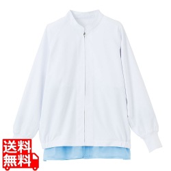 男女兼用長袖ジャンパー BL314-W L (ホワイト) 写真1