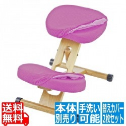 プロポーションチェア 替えカバー 2枚セット CV-8K ピーチ 宮武製作所 | ゴムカバー 手洗い可 写真1