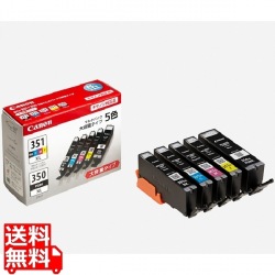 インクタンク BCI-351XL(BK/C/M/Y)+BCI-350XL マルチパック(大容量) 写真1