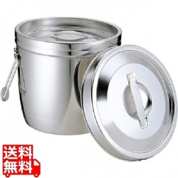 MT二重汁食缶クリップ無(両手式)14L 写真1