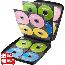 DVD・CDセミハードケース(160枚収納・ブラック) 写真1