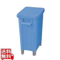 リス 厨房用脚付ペール(排水栓付)70L ブルー(B) 写真1