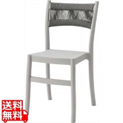 チェア スタッキング可能 グレー 写真1