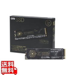 CFD SFT4000G シリーズ M.2 2280 NVMe接続 極薄ヒートシンク付き SSD 1TB 3年保証 CSSD-M2L1KSFT4KG 写真1