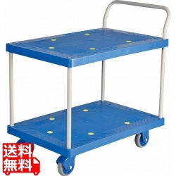 環境静音樹脂台車 2段 NP304GS 写真1