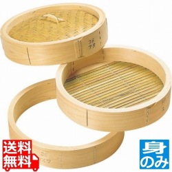 ひのき 中華セイロ 身 51cm 手付 ※身のみ 蓋・台輪別売り 写真1