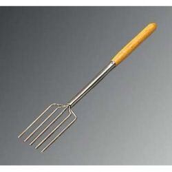 木柄 チョコレートフォーク 5本刃 No.4 写真1