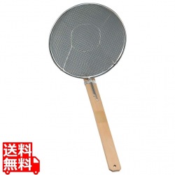 18-8 普及タイプ 竹柄そばあげ 縦型 24cm 写真1