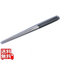 本焼ステンレス黒合板 六角柄盛箸 2113 135mm 写真1