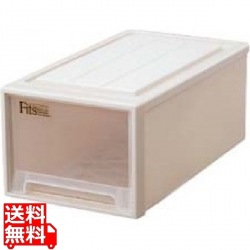 フイッツ クローゼット収納ケース M-30 CAP(カプチーノ) 写真1