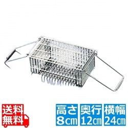 SA18-8スプーン消毒篭大 写真1