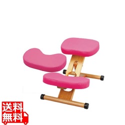 プロポーションチェア クッション付 キッズ CH-889 ピーチ 宮武製作所 | チェア 椅子 イス 子供用 矯正 背中 姿勢 補助 子供部屋 キャスター 写真1