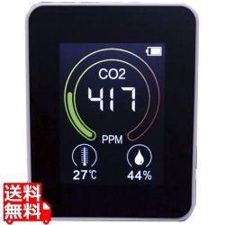 二酸化炭素濃度測定器(温度・湿度計付) CO2R-100 写真1