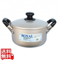 ロイヤル アルマイト 両手鍋 18cm 写真1