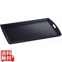 新型脇取盆 黒(栓材) 大 17198 業務用 写真1