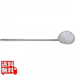 TS パイプ柄給食用すくい網 スイノー型 特大 極荒目(2.5メッシュ) 写真1