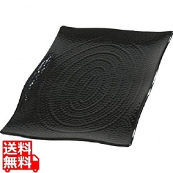 テラテクスチャード レクタングルプラターS ブラック 44520 写真1