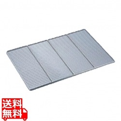 マトファ 角網足なし(ステンレス) 08732 500×350mm 写真1