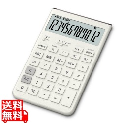 カシオ デザイン電卓 コンフィ(12桁) JT-200T-WE-N 写真1