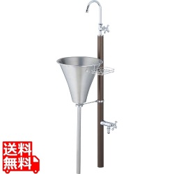 ガーデンシンク フィーノII 2口 左右仕様 ブラウン 写真1