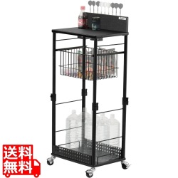 ダーツサイドラック 昇降機能付き 自宅でダーツバーのように遊べる ドリンクホルダー 収納付きラック 矢 フライト チップ シャフト バレル BLITZER 写真1