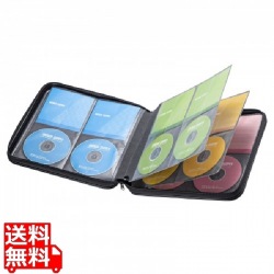 CDジャケット収納対応セミハードケース(160枚収納・ブラック) 写真1