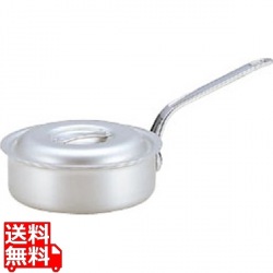 業務用マイスターアルミ浅型片手鍋15cm ※ ガス火専用 写真1