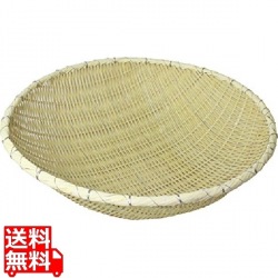 竹製藤巻揚ザル54cm 写真1