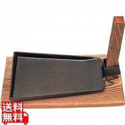 五進 鉄 ステーキ皿 クワ 大 写真1