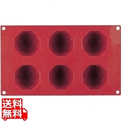 フレキシブル ノンスティックモルドSF049 Lダイヤ型6ヶ取 写真1