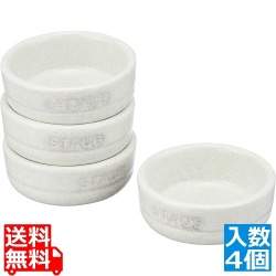 ストウブ セラミック ミニプレート4pcsセット カンパーニュ 40508-801 写真1