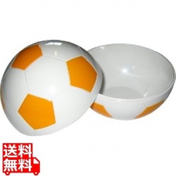 お子様ランチ皿 サッカーボール 小(仕切なし)イエロー 写真1