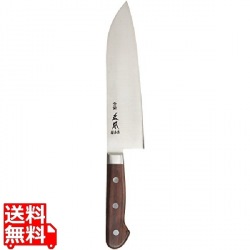 正本 ツバ付紫丹柄 文化庖丁 18cm CT-5218 写真1