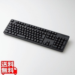 無線キーボード/メンブレン式/フルサイズ/ブラック TK-FDM106TBK 写真1