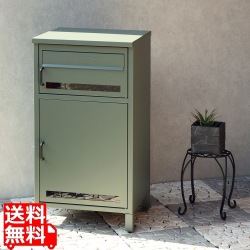 宅配ボックス付ポスト【Gioele(ジョエレ)】(エバーグリーン) 写真1