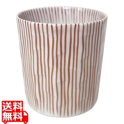 錦赤十草面取湯呑(小) 21208-411 写真1