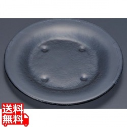 タイガーグラス ラウンドプレート 205163-031-00 グレー 写真1